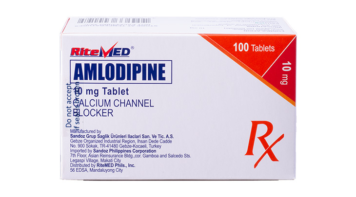 RM AMLODIPINE BESILATE 10 MG TAB