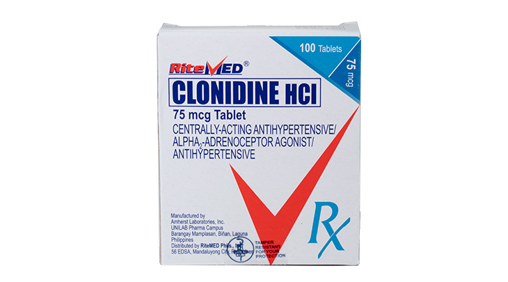 RM CLONIDINE HCL 75 MCG TAB