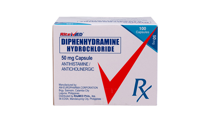 RM DIPHENHYDRAMINE 50MG CAP 100BOX SS PH