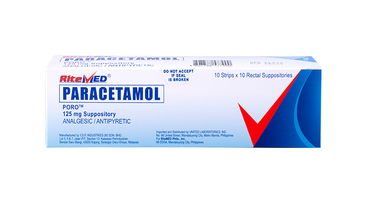 RM PARACETAMOL 125MG SUPPOSITORY