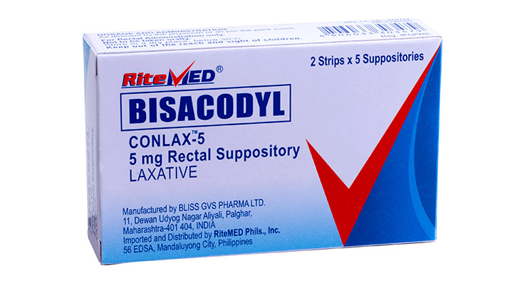 RM BISACODYL 5MG SUPPOSITORY (CONLAX-5)