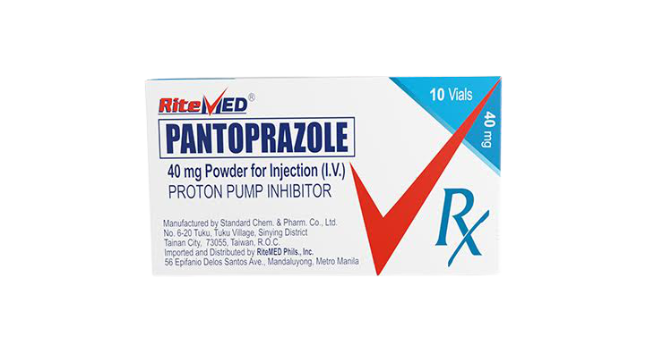 RM PANTOPRAZOLE 40MG VIA 10 BOX SS PH