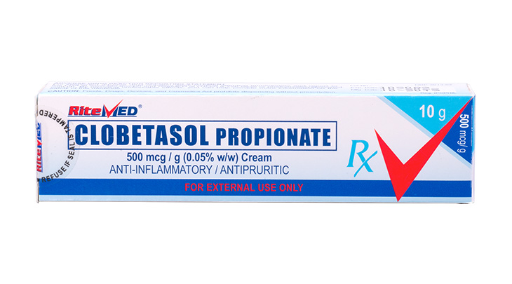 RM CLOBETASOL PROPIONATE 500 MCG/ G (0.05% W/W) CREAM BOX SS PH