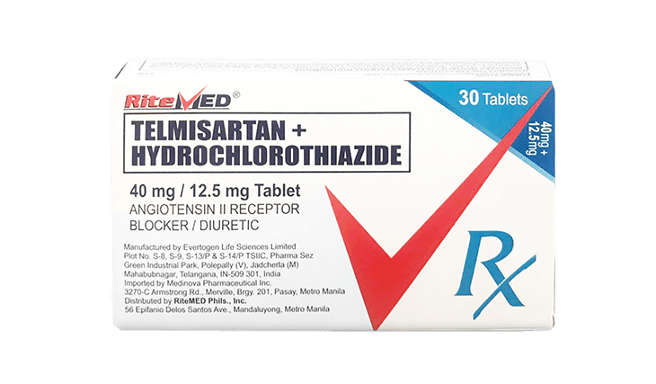 RM TELMISARTAN + HTCZ 40MG