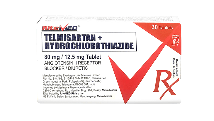 RM TELMISARTAN + HTCZ 80MG